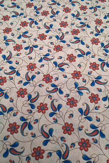 Tissu décoratif GINA BLEU