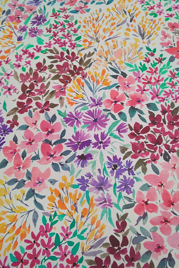 Tissu décoratif JARDIN FLEURI