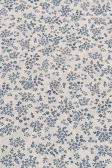 Tissu coton PANICULATA BLEU PETIT