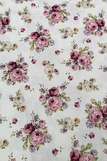 Tissu coton WARWICK PETITE ROSE