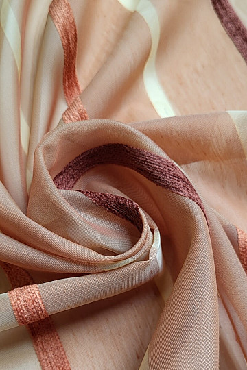 Tissu déco à rayures