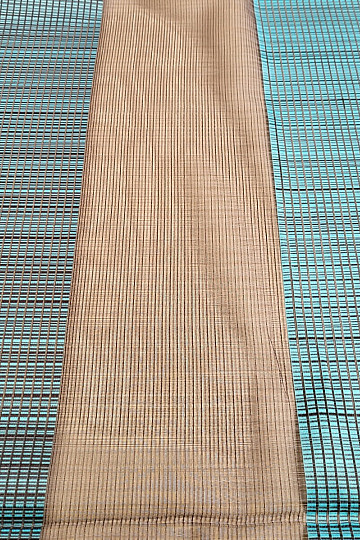 Tissu décoratif BRUN TURQUOISE STRIPE