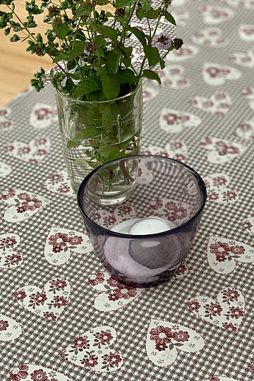 Nappe et châle TOSCANA VALERY 17 COEURS