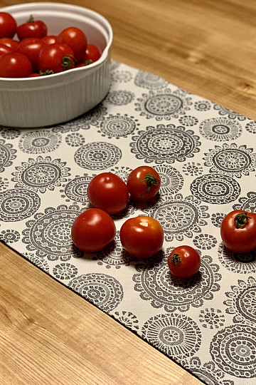 Châle et set de table MANDALA petit