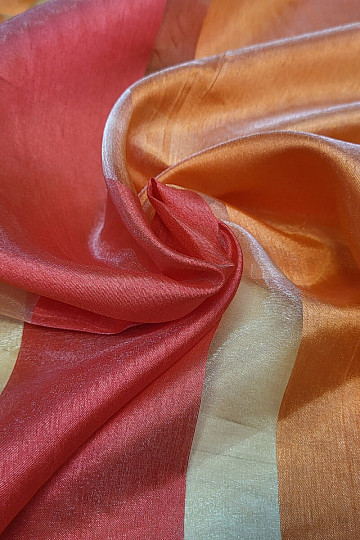 Organza RAYURES DE FEU