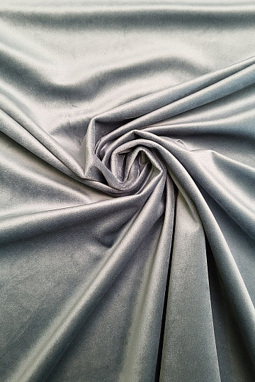 Tissu de décoration velours RIVIERA GRIS BEIGE