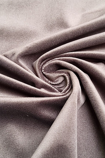 Tissu décoratif en velours RIVIERA TM. BRUN
