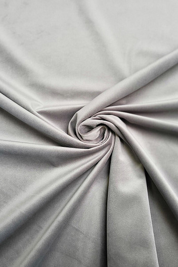 Tissu décoratif en velours RIVIERA SV. GRIS