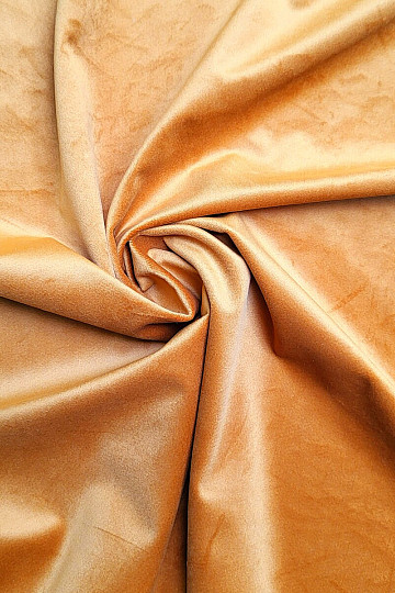 Tissu de décoration velours RIVIERA MUSTARD
