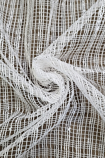 Rideau Jacquard 1600 blanc