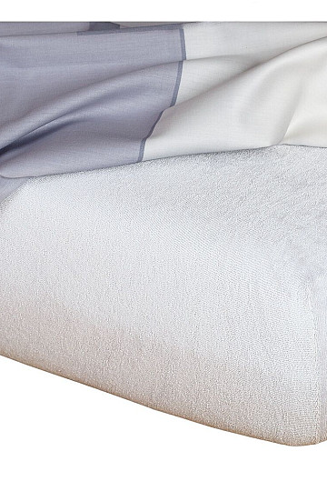 Drap éponge couleur ARGENT