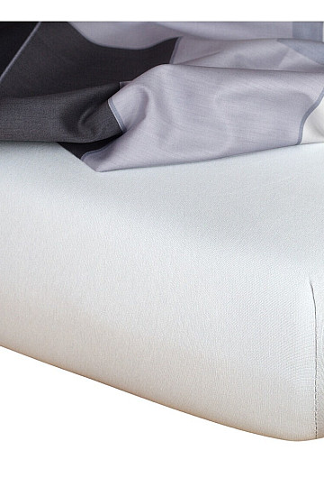 Drap de lit en jersey couleur ARGENT