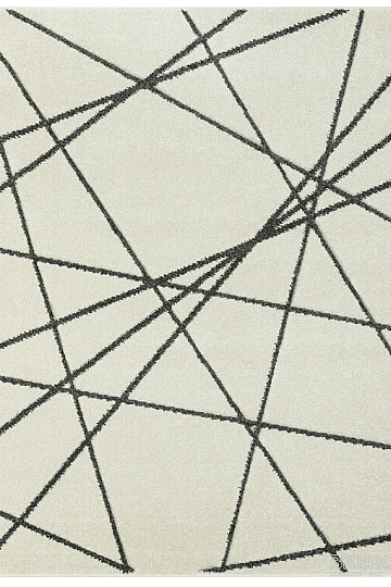 Tapis en pièces PORTLAND blanc gris