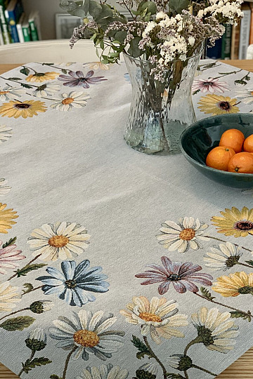 Nappe tapisserie et châle DAISY II