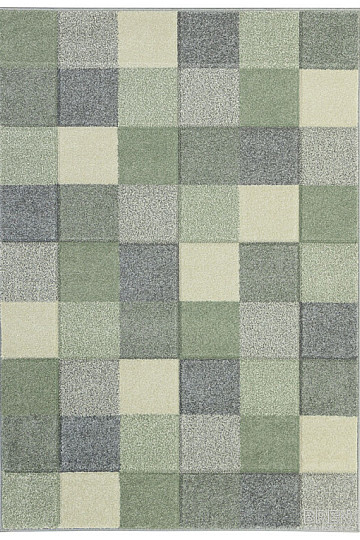 Tapis en pièces PORTLAND gris vert