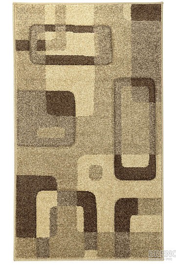 Tapis en pièce PORTLAND marron beige