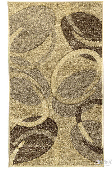Tapis en pièces PORTLAND noir-gris