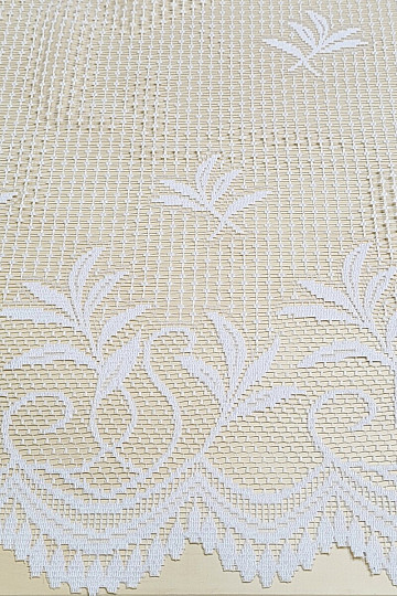 Rideau jacquard V 127 blanc