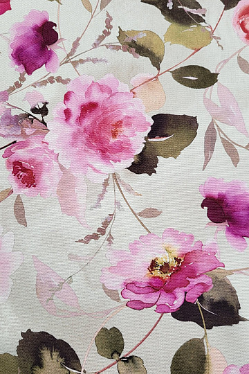 Tissu décoratif ROSIERS