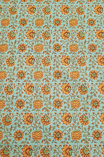 Tissu déco SUMAN turquoise