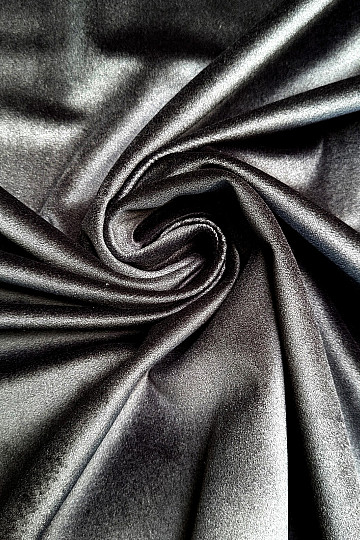 Tissu de décoration velours RIVIERA NOIR