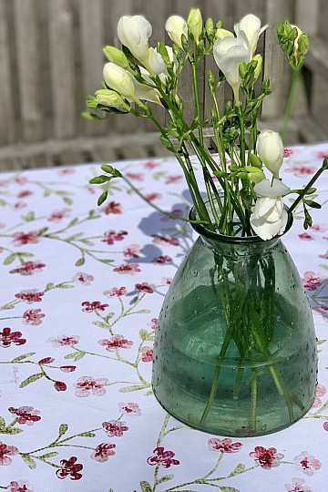 Nappe et écharpe SAKURA ROSE