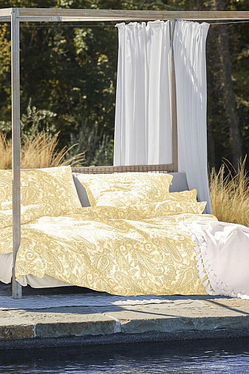 IRISETTE literie de luxe en satin FLORENZ 8447-40 OR