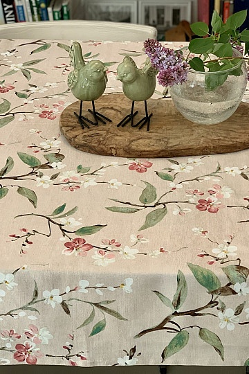 Nappe et châle KVÄT NOA rose