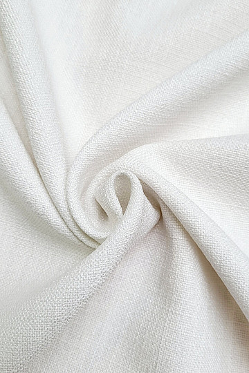 Tissu de décoration de créateur unicolore GERSTER 7650 WHITE 02