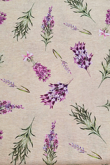 Tissu décoratif HIPATIA LAVANDE