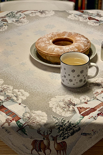 Nappe, châle et set de table Gobelin WINTER IDYLKA