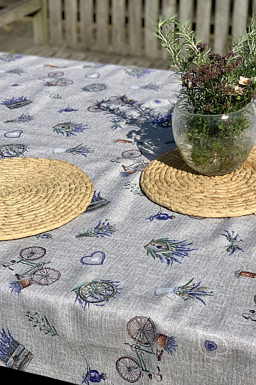 Nappe LAVANDE RONDE