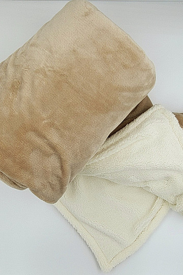 Couverture Ovečka lisse BEIGE clair