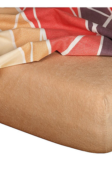 Drap éponge couleur SV. BRUN