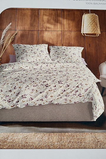 IRISETTE satin de coton luxe WAVE 8565-60 BRANCHES crème