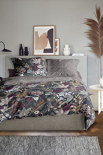 IRISETTE satin de coton de luxe VAGUE 8571-90 FLEURS COLORÉES
