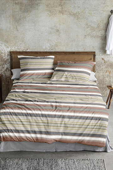 IRISETTE literie de luxe en satin TOKIO 8562-11 RAYURES