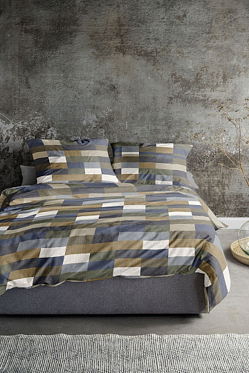 Literie flanelle IRISETTE KOALA 8534-90 marron bleu