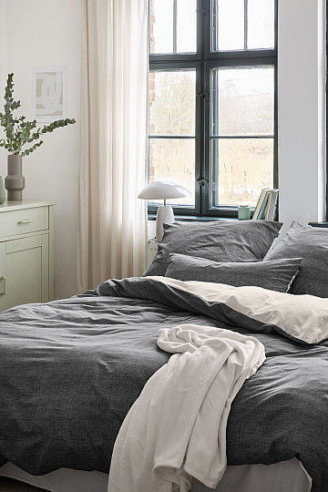 IRISETTE satin de coton de luxe WAVE 8557-11 anthracite
