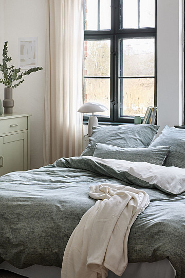 IRISETTE satin de coton de luxe WAVE 8557-30 vert