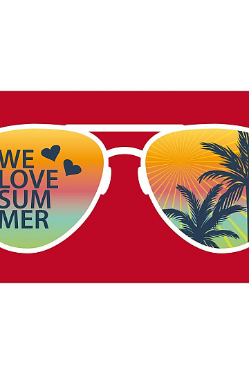 serviette de plage LUNETTES DE SOLEIL