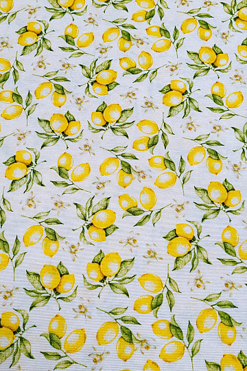 Tissu déco CITRONS