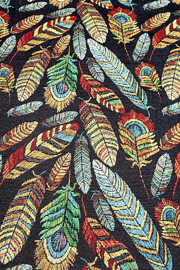 Tissu décoratif NAVAHO noir