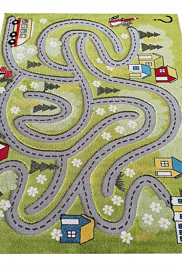 Tapis enfant Color Kids 02 vert