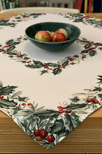 Nappe Noël BAIES ROUGES