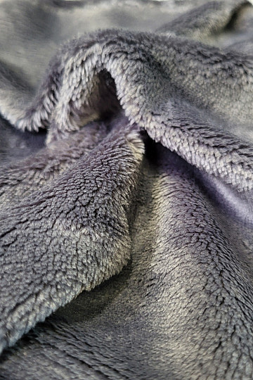 Drap en microflanelle SLEEP WELL anthracite