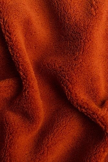 Drap micro flanelle SLEEP WELL terre cuite