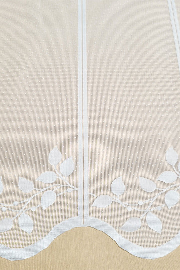Rideau vitrail jacquard FEUILLES D'AUTOMNE