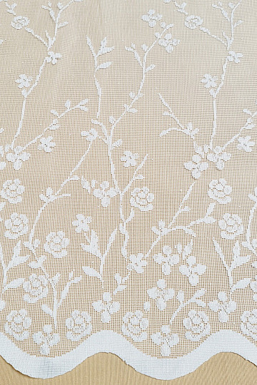 Rideau jacquard FLEURS