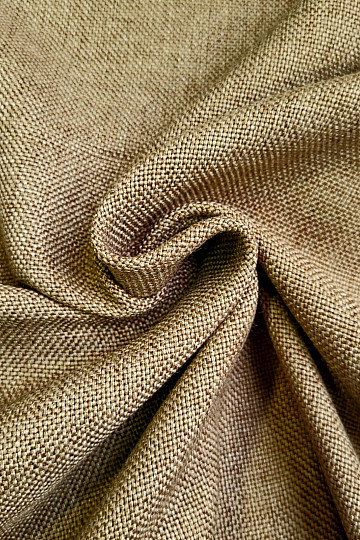 Tissu de décoration design unicolore ALBA 2/10 SV. BRUN